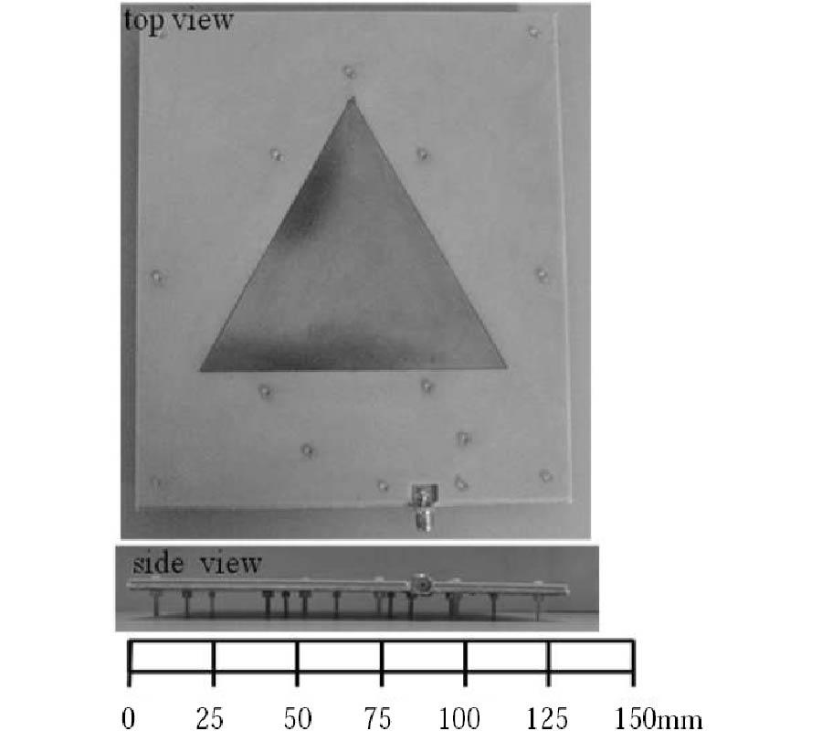 EQUILATERAL TRIANGULAR MICROSTRIP ANTENNA FOR CIRCULARLY-POLARIZED SYNTHETIC APERTURE RADAR