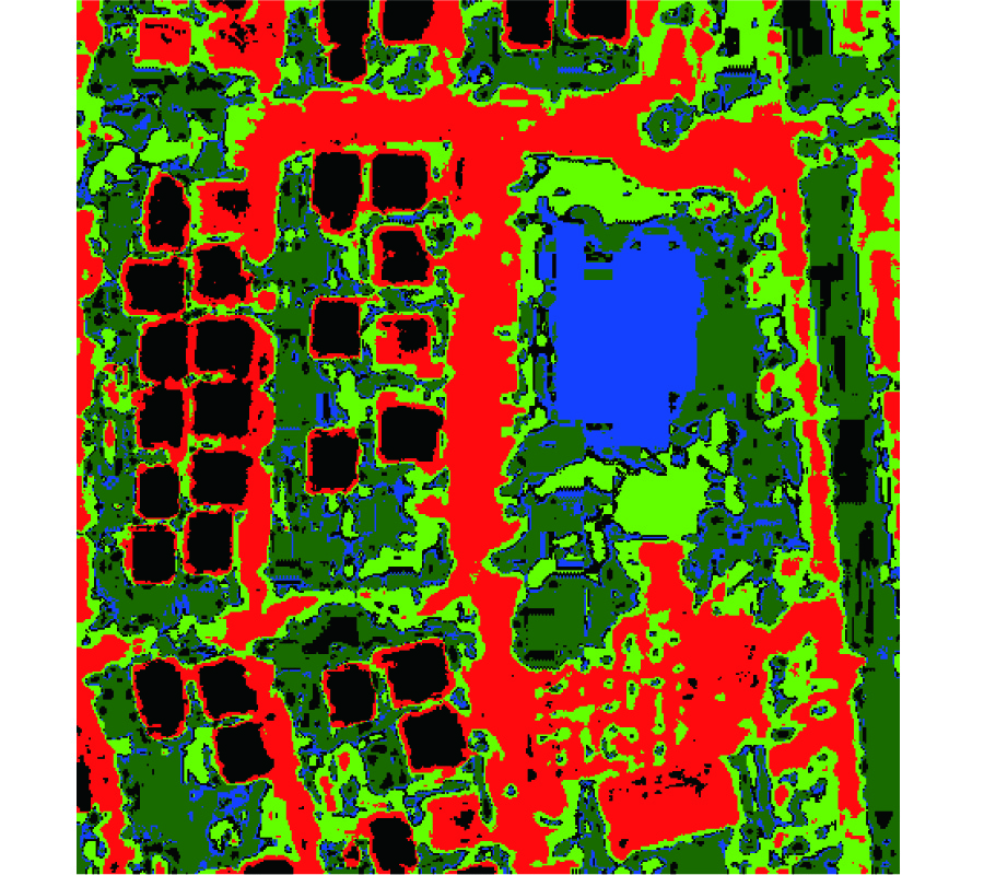 PATH LOSS PREDICTION FOR LOW-RISE BUILDINGS WITH IMAGE CLASSIFICATION ON 2-D AERIAL PHOTOGRAPHS