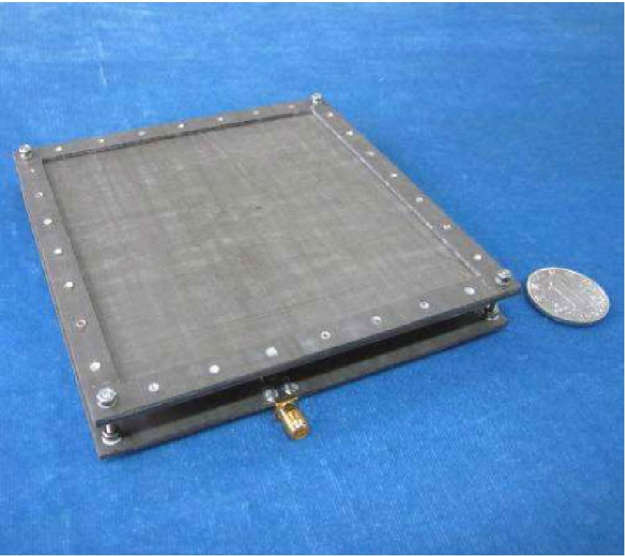 A CIRCULARLY POLARIZED APERTURE STACKED PATCH MICROSTRIP ANTENNA FOR L BAND