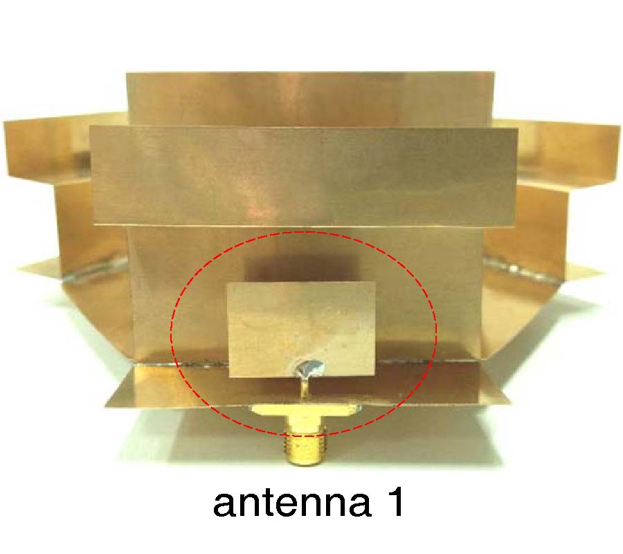 DUAL-WIDEBAND, MULTI-MONOPOLE-ANTENNA SYSTEM WITH A TRIANGULAR-CYLINDER SHIELDING WALL FOR WIRELESS, SURVEILLANCE-CAMERA APPLICATIONS