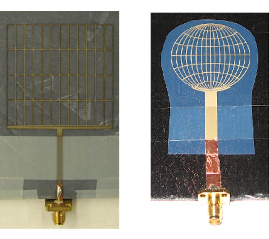 ANALYSIS AND DESIGN OF HIGHLY TRANSPARENT MESHED PATCH ANTENNA BACKED BY A SOLID GROUND PLANE