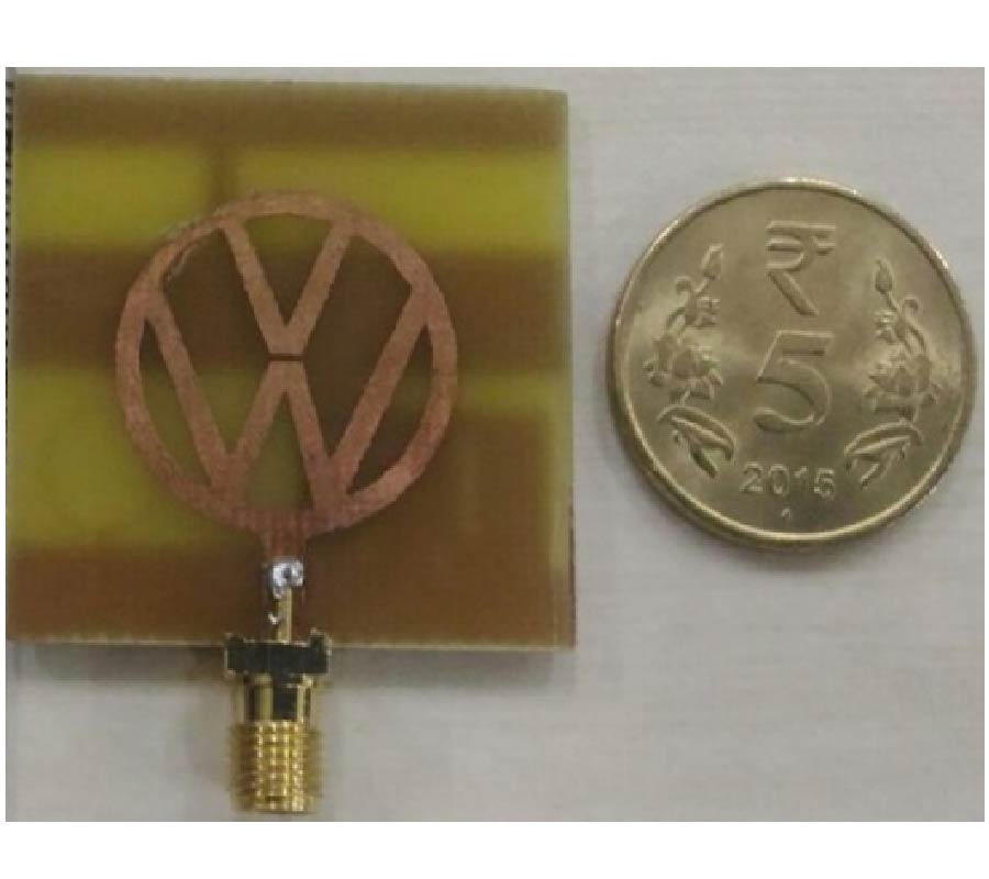 A MINIATURIZED VOLKSWAGEN LOGO UWB ANTENNA WITH SLOTTED GROUND STRUCTURE AND METAMATERIAL FOR GPS, WIMAX AND WLAN APPLICATIONS
