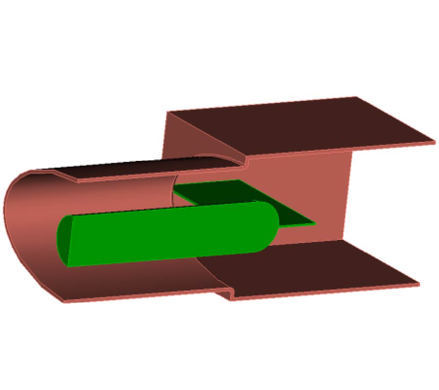 A NEW CONCEPT FOR HIGH POWER RF COUPLING BETWEEN WAVEGUIDES AND RESONANT RF CAVITIES