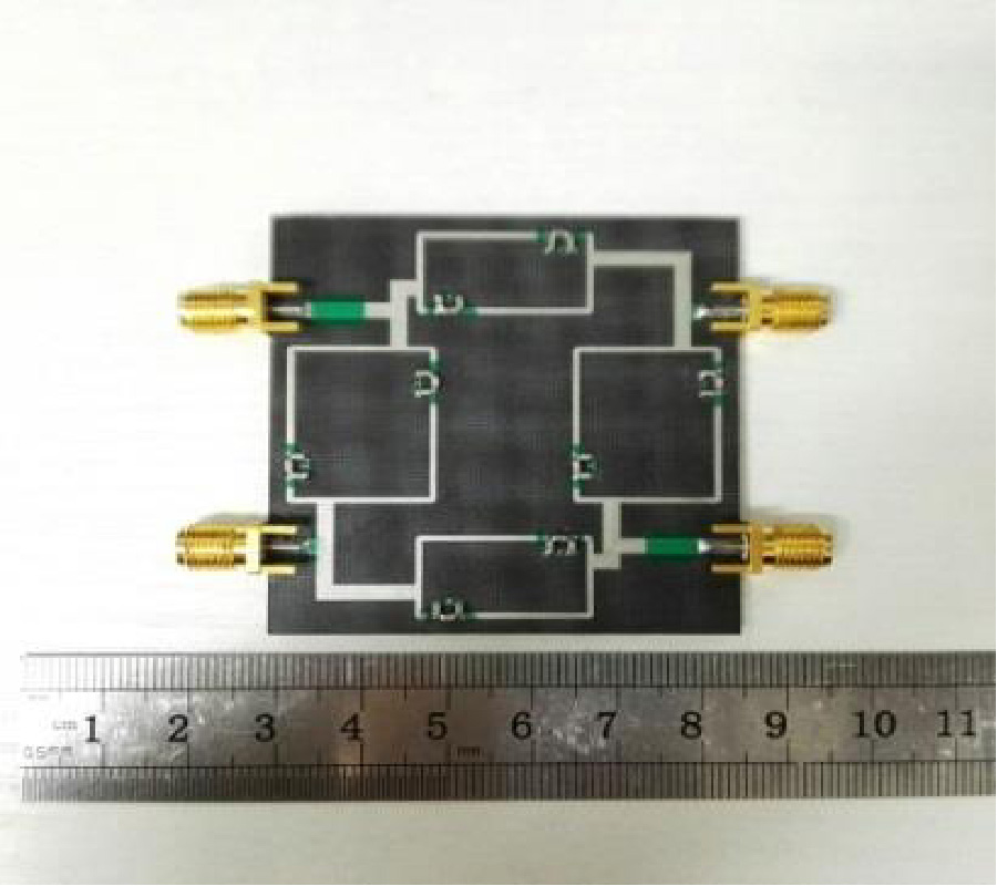 A MINIATURIZED FILTERING 3-DB BRANCH-LINE HYBRID COUPLER WITH WIDE SUPPRESSION BAND