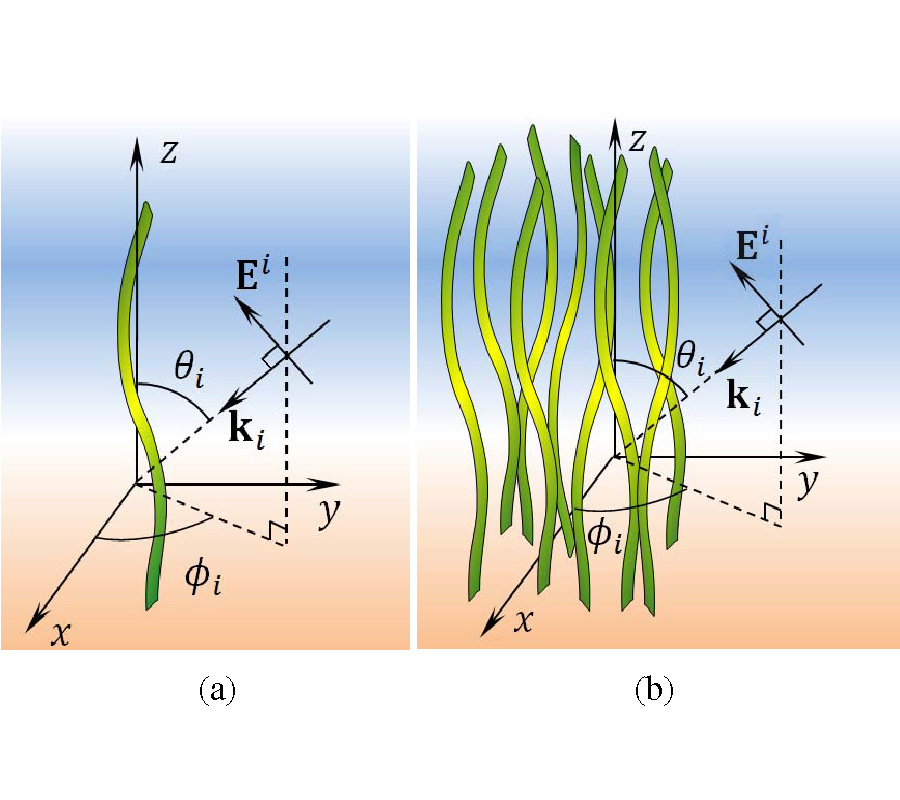 ELECTROMAGNETIC RESONANCES OF NATURAL GRASSLANDS AND THEIR EFFECTS ON RADAR VEGETATION INDEX