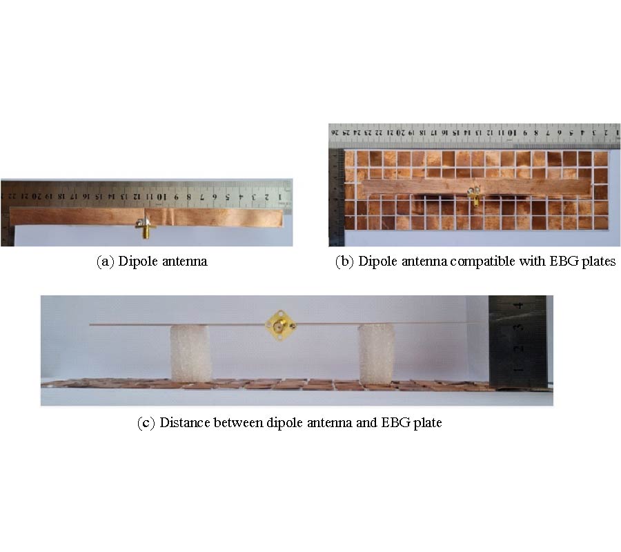 DIPOLE ANTENNA WITH 18×5 SQUARE ELECTROMAGNETIC BAND GAP FOR APPLICATIONS USED IN MONITORING CHILDREN TRAPPED IN CARS