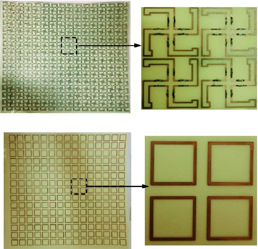 A Miniaturized Dual-polarized Band Notched Absorber with Low Insertion Loss