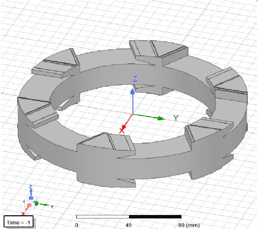 Design Improvements in Double-stator Axial Flux Switched Reluctance Motor for Smoother Torque Profile