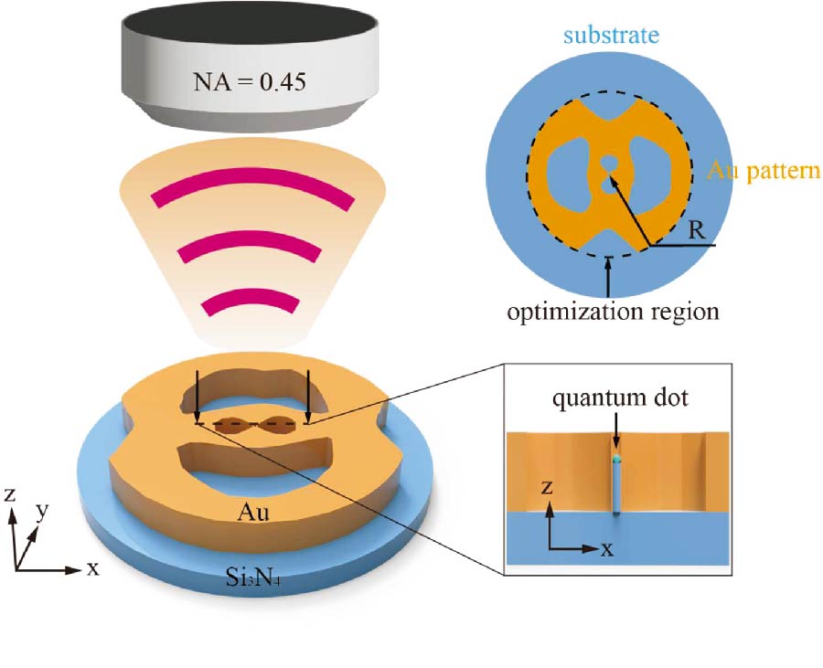 Topology-optimized Plasmonic Nanoantenna for Efficient Single-photon Extraction